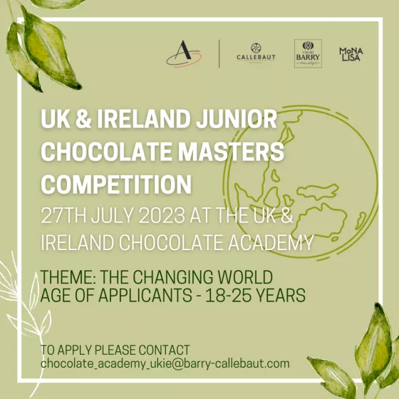 Registerations For Junior Chocolate Masters 2023 Now Live Chocolate